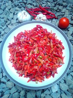 Foto resep Tumis kulit melinjo pedas