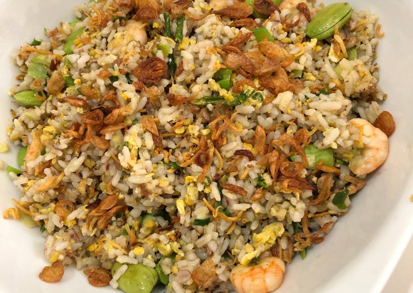 Nasi goreng udang pete special