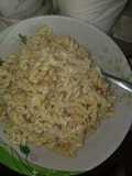 Pastas con salsa blanca de Atún