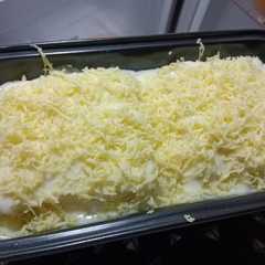 A picture of Setup roti tawar susu keju.