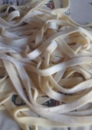 Una foto de Fideo casero tallarín