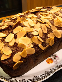 A picture of Mocha banana bread.