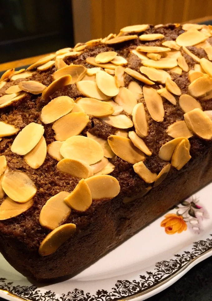A picture of Mocha banana bread.