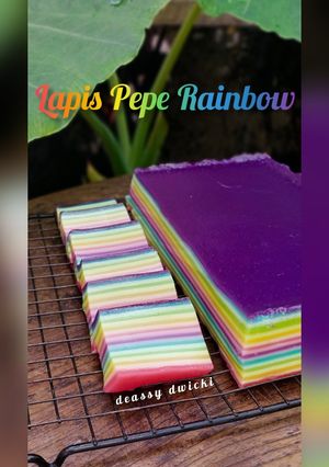 Foto resep Lapis Pepe Rainbow
