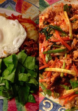 韓式拌飯 비빔밥 的食譜成品照片