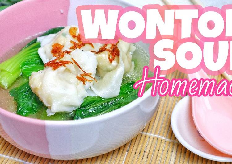 WONTON SOUP RUMAHAN | Segar dan Gurih