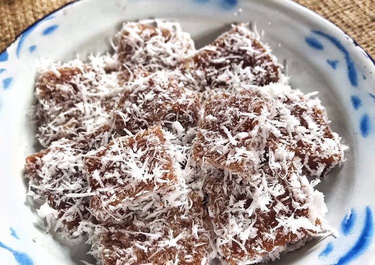 Bumbu Membuat Kue keranjang kukus- kelapa muda yang Menggugah Selera