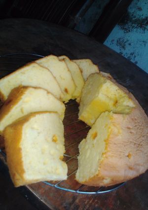 Foto resep Chiffon keju 4 telur modifikasi (nutricake brownis keju)