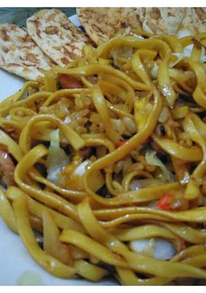 Foto resep Magelangan (Nasi + Mie Goreng Jawa)