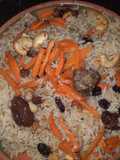 Afghani meatballs pulao