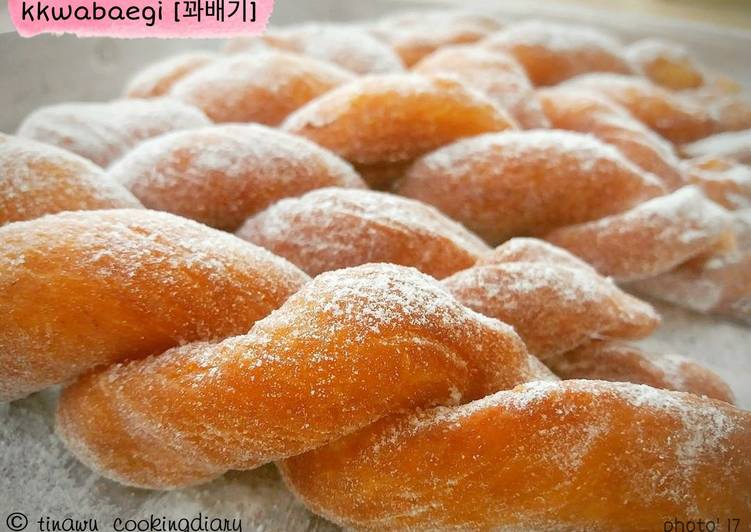Resep Korean Twisted Doughnut/KKWABAEGI/꽈배기 yang Enak