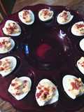 Cheddar Bacon Ranch Deviled Eggs