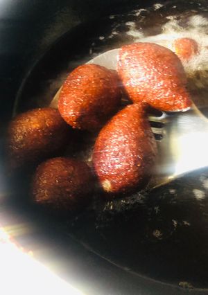 A picture of Lebanese Fried Kibbeh.