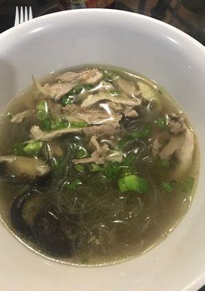 Hình của món Miến gà.