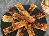 Folhados de Maçã e Mel (com amêndoa)