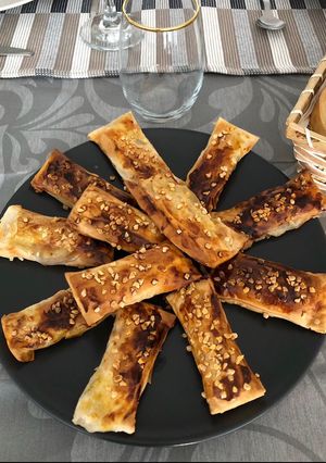 Foto de Folhados de Maçã e Mel (com amêndoa)
