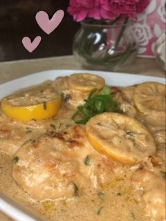 صورة لوصفة شرائح الدجاج بصوص الليمون ✨