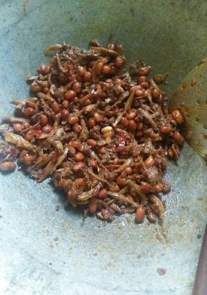 Foto resep Balado ikan teri kacang tanah