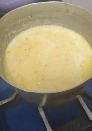 Una foto de Una rica sopa crema de choclo para este frío 😬😬