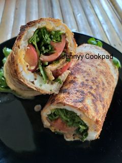 รูปของ Egg tortilla wrap