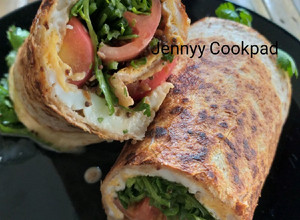 รูปของ Egg tortilla wrap