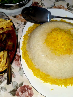عکسی از دستور قیمه بادمجون
