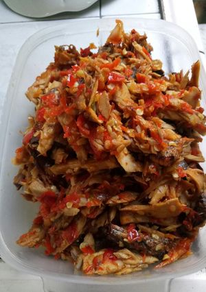 Foto resep Sambel tongkol suwir