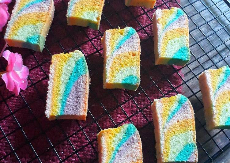 Rainbow Ogura Cake