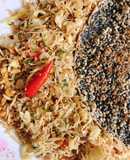 Bánh đa xúc nộm mít xanh