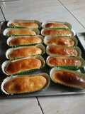 Roti isi pisang metode water roux