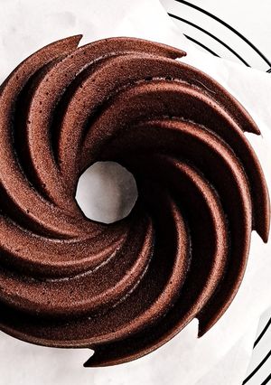 Foto resep Sourdough chocolate bundt cake