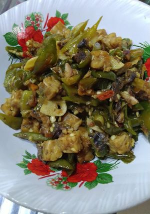 Foto resep Tumis Ikan Asin Klotok Cabai Hijau