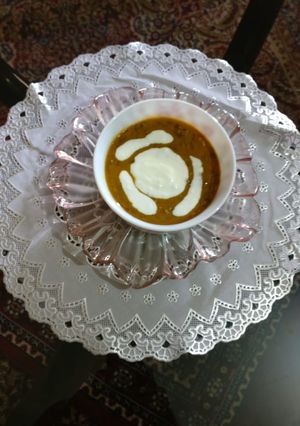 A picture of Kali Masoor Dal.