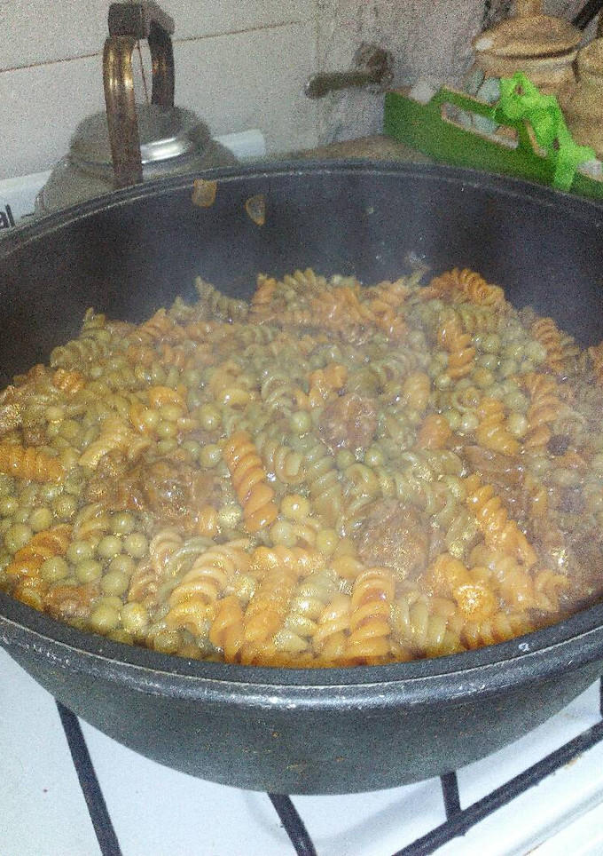 Una foto de Como hacer un guiso de fideos 🍝🍝