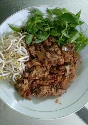 Foto resep Sambal Tempe & jantung Pisang