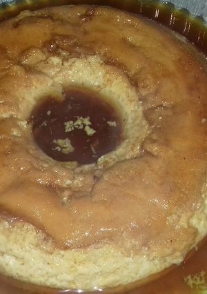Una foto de Flan casero