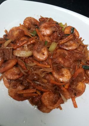 Foto resep Udang Saori Saos Teriyaki