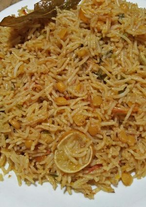 A picture of Chana dal qabuli. #CookpadApp.