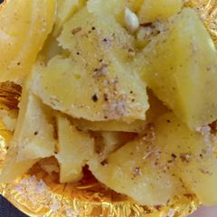 A picture of Sweet potato Chaat.