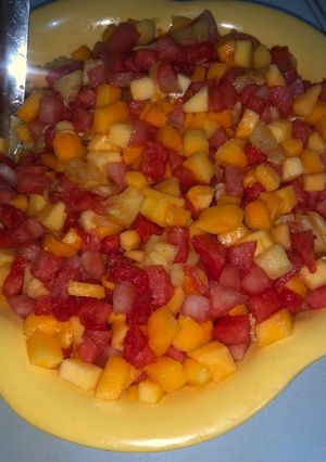 A picture of Fruit salad.