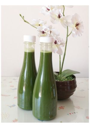Foto resep Made with Slow Juicer - Tropical Green