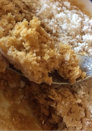 Una foto de Postre de vainilla en el microondas🧁
