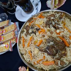 A picture of Chanp Afghani pulao.
