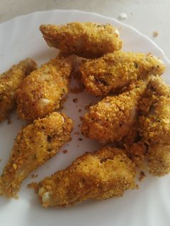 Una foto de Alitas crujientes saludables