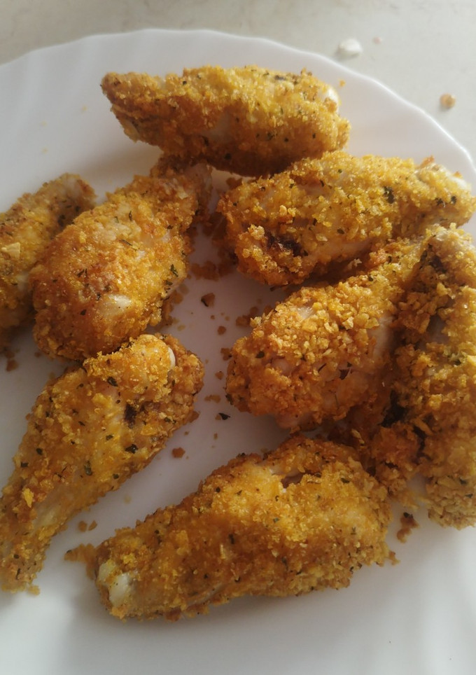 Una foto de Alitas crujientes saludables