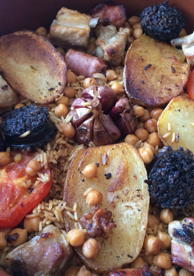 Una foto de Arroz al horno a mí manera