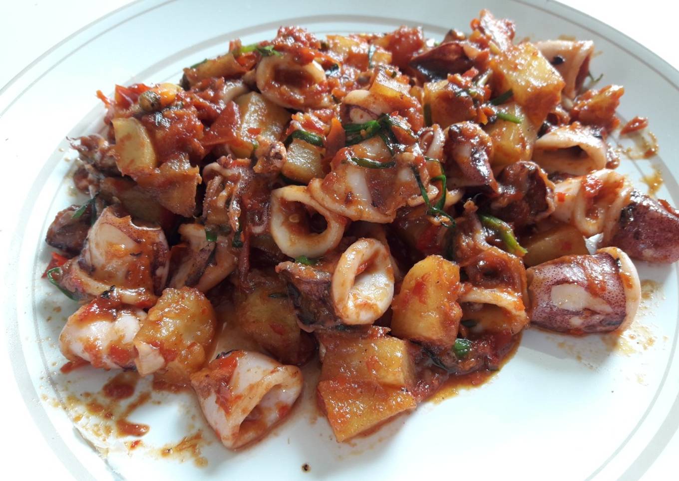 Cumi Kentang Rica-Rica