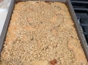 A picture of rhubarb dessert