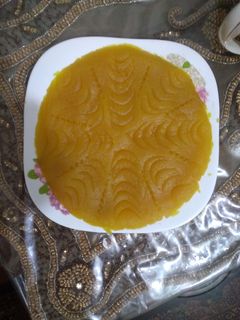عکسی از دستور حلوای زعفرانی