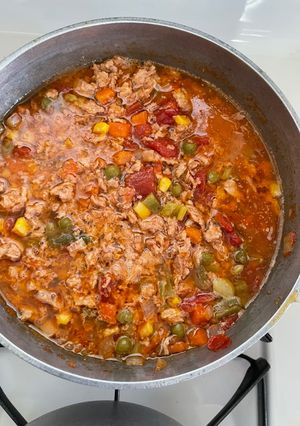 Una foto de Estofado de puerco o cerdo